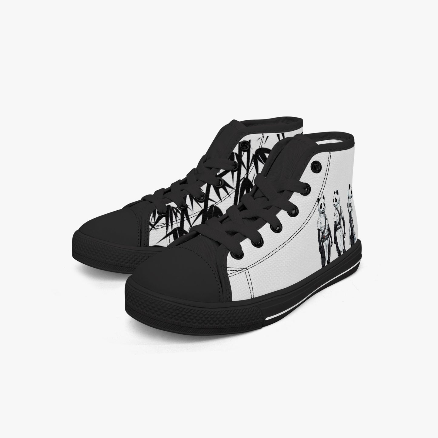 Panda Quest High Tops
