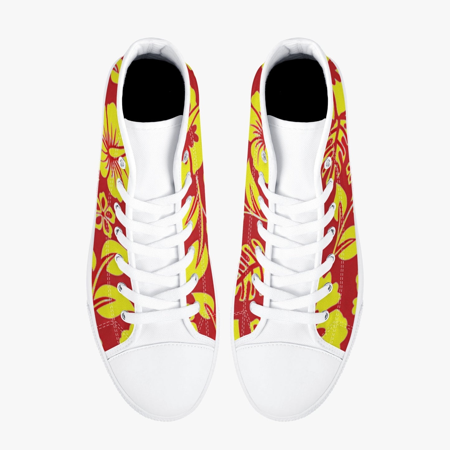 Hibiscus Swell Canvas High Tops