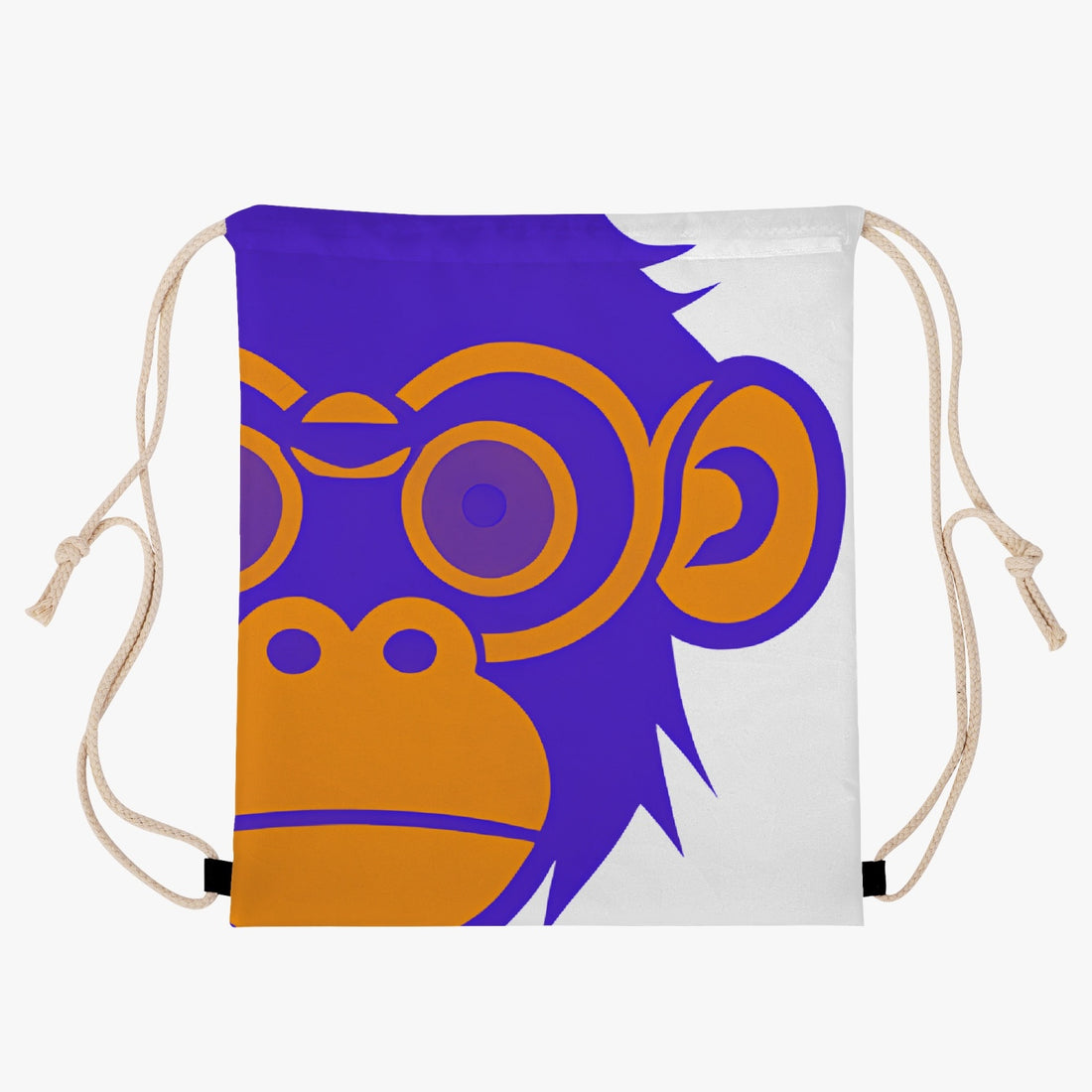 Banana Seeking Monkey Drawstring Backpack