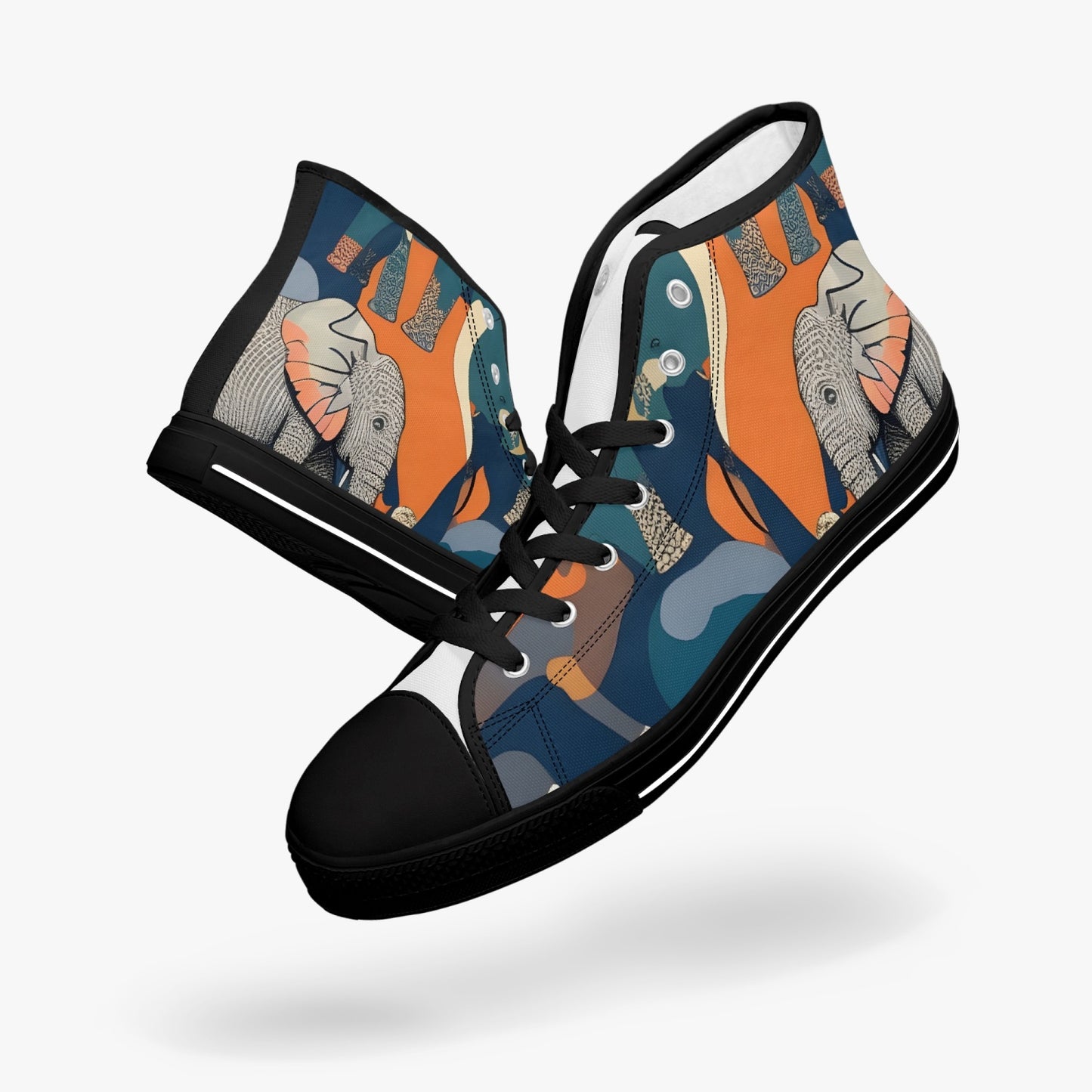 Save The Elephants  - Kibo  High Tops