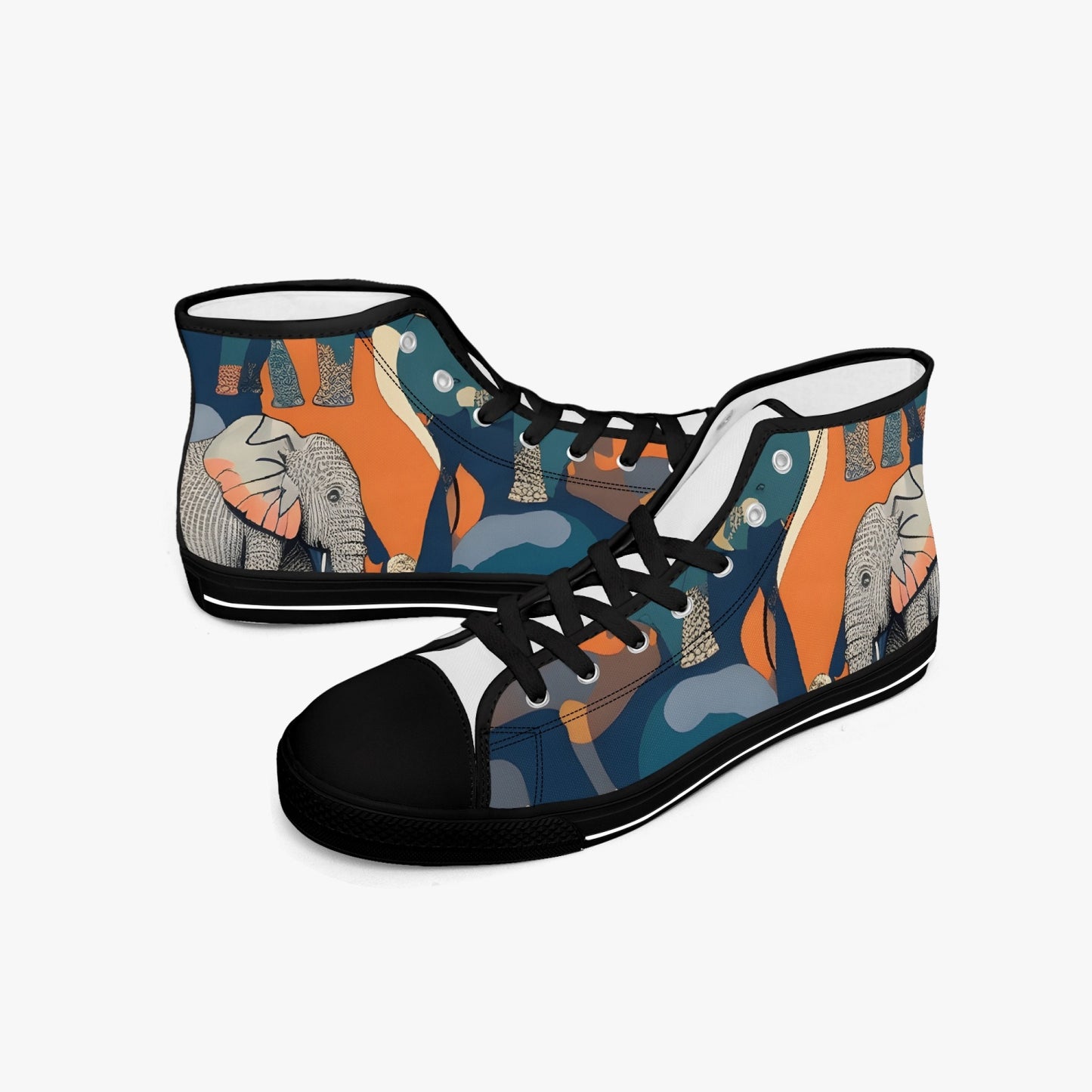 Save The Elephants  - Kibo  High Tops