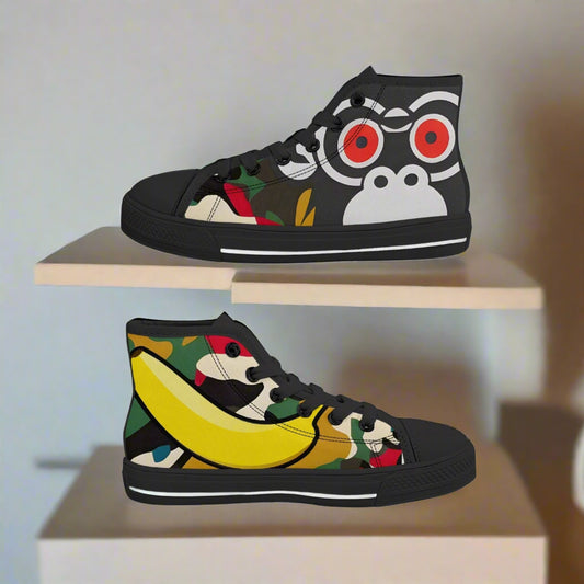 Banana Seeking Monkeys High Tops