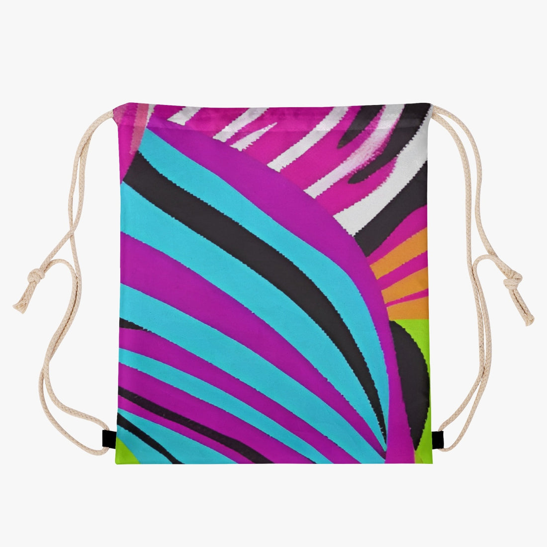 Zebraesque Drawstring Backpack