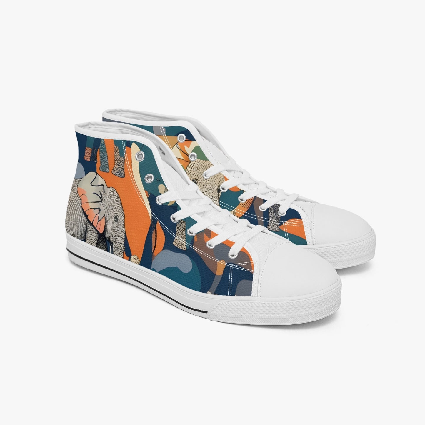 Save The Elephants  - Kibo  High Tops