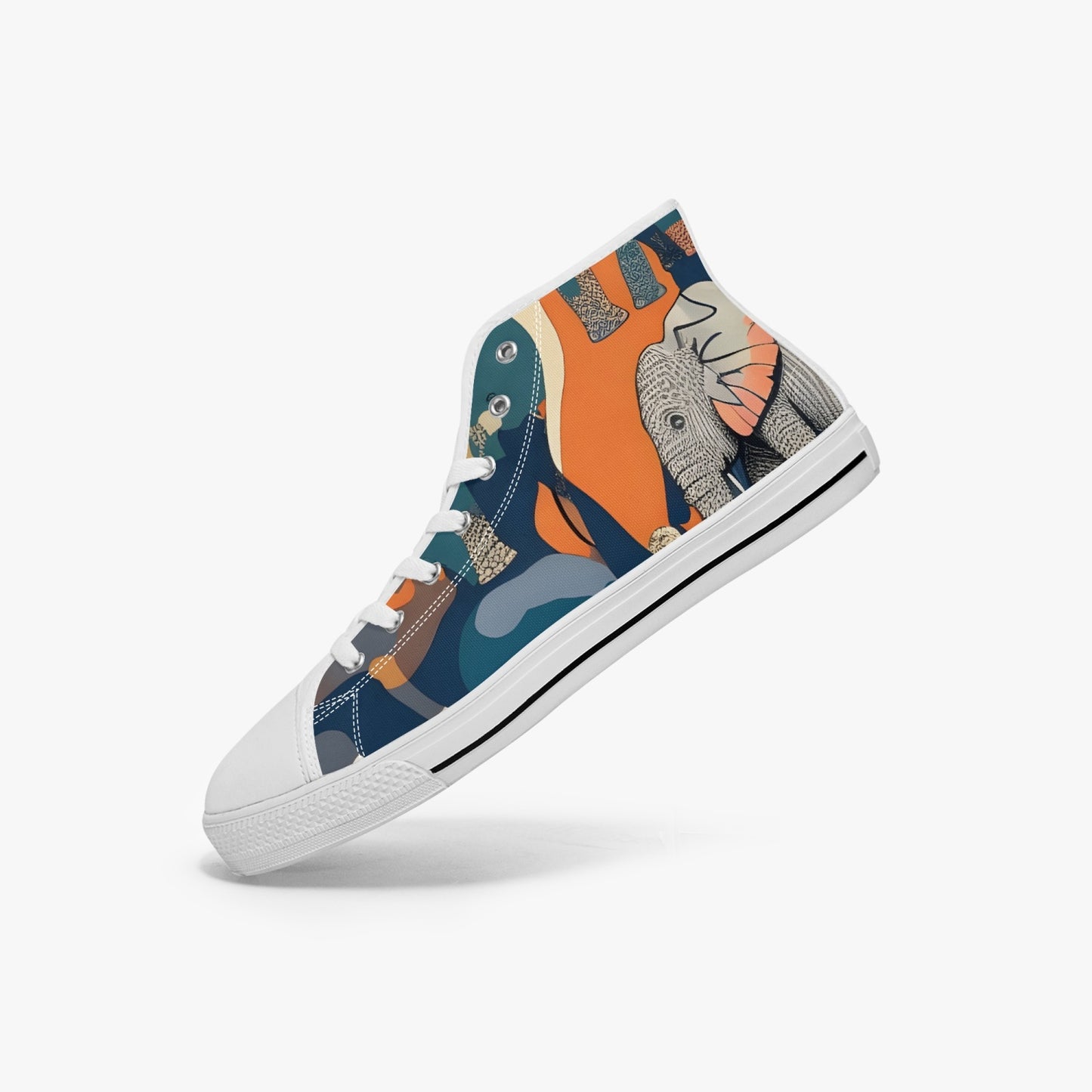 Save The Elephants  - Kibo  High Tops